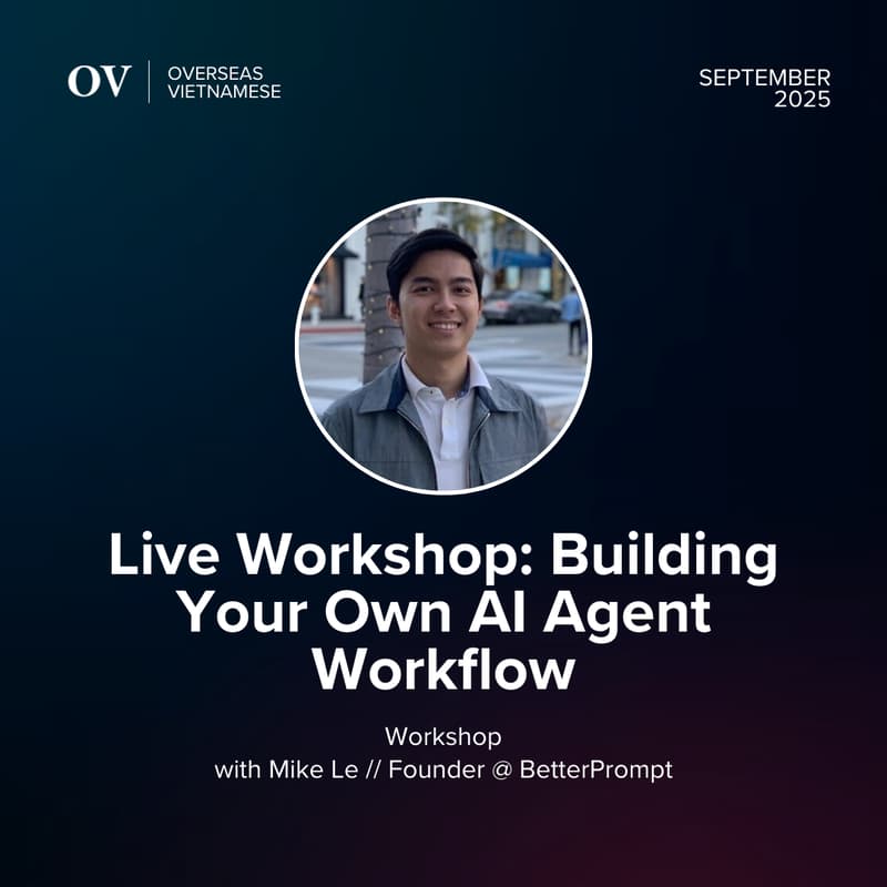Cover Image for Live Workshop: Building Your Own AI Agent Workflow
