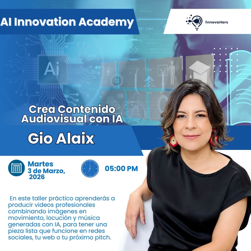 Cover Image for Crea Contenido Audiovisual con IA - AI Innovation Academy