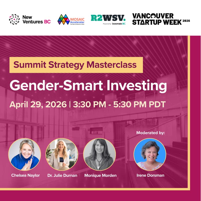 Cover Image for Summit Strategy Masterclass: Gender-Smart Investing (A VSW Event)