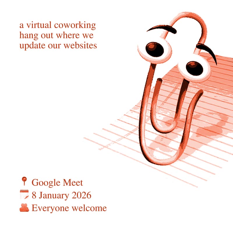 Cover Image for "Time to update your website" virtual coworking