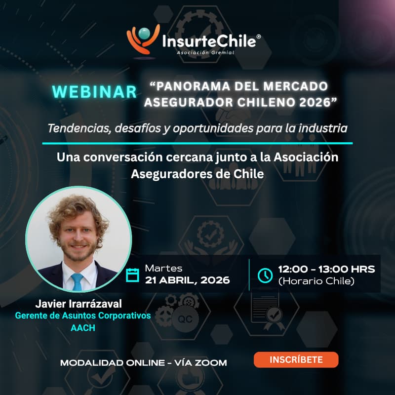 Cover Image for Webinar: “Panorama del mercado asegurador chileno 2026”.