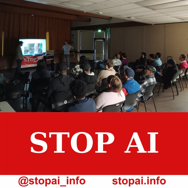 Cover Image for Stop AI In-person Welcome Meeting