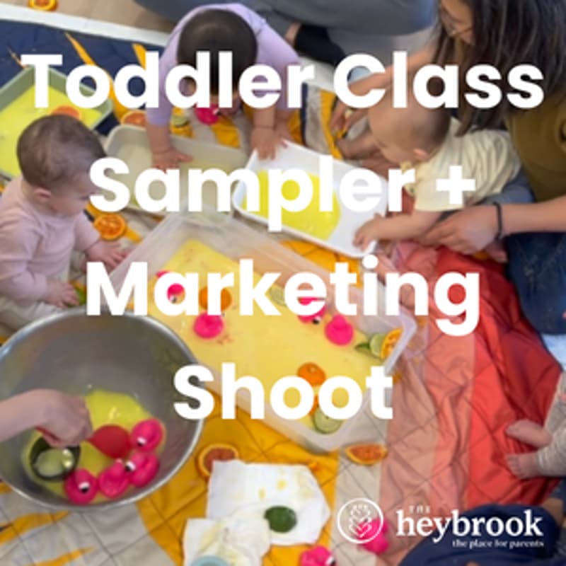 Cover Image for Heybrook Class Sampler + Marketing Shoot (14-30 Months)
