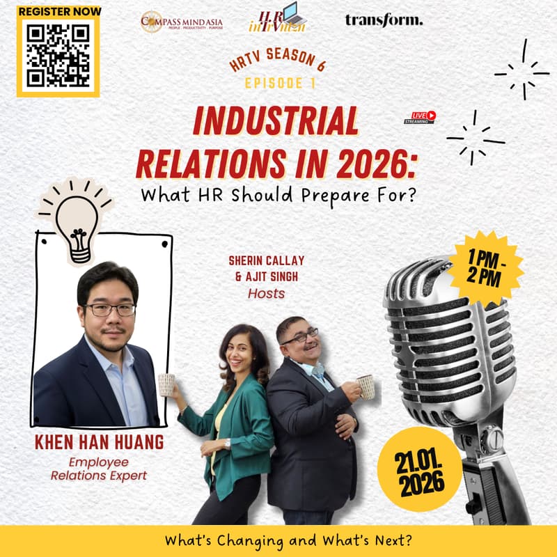 Cover Image for #HRTV SE6EP1: Industrial Relations in 2026: What HR Must Prepare For