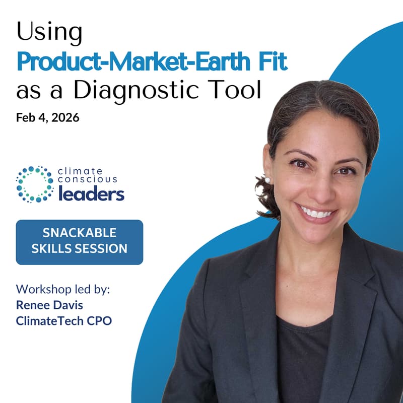 Cover Image for Snackable Skills Session: Using Product–Market–Earth Fit as a Diagnostic Tool