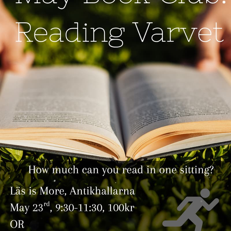 Cover Image for May Book Club: Reading Varvet (session 1)