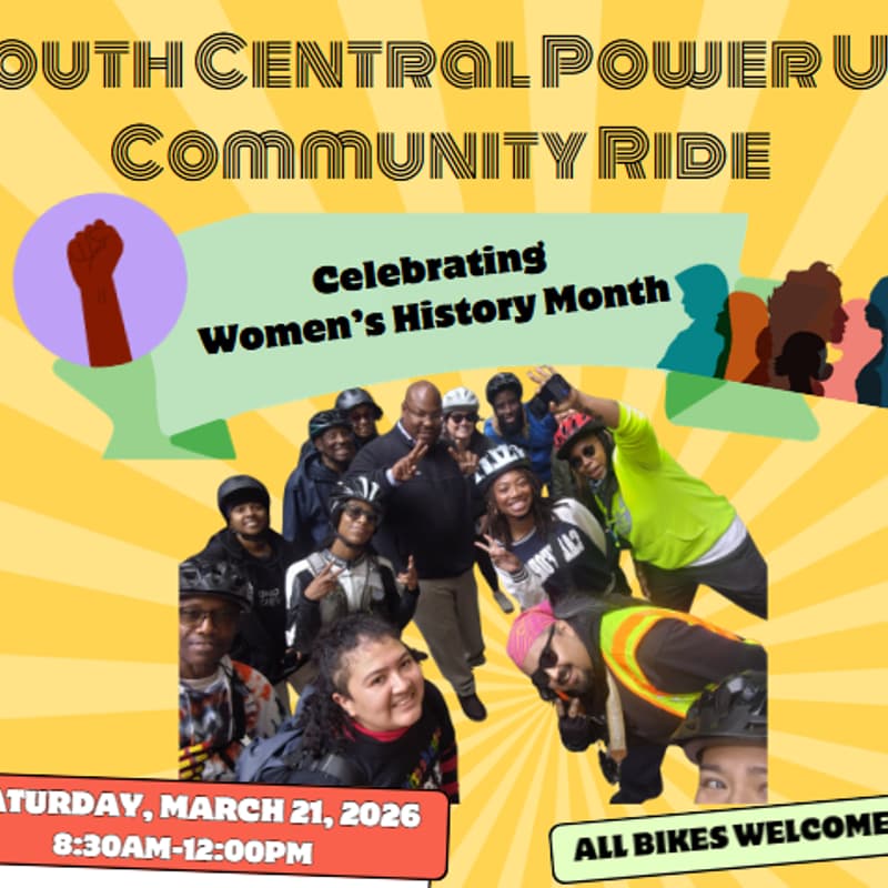 Cover Image for South Central Power Up Community Bike Ride (Women's History Month)