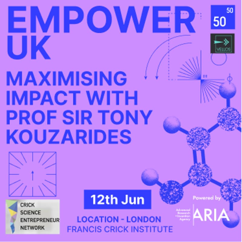 Cover Image for Maximising Impact: Prof Sir Tony Kouzarides' Lessons from a Career in Research & Start-ups