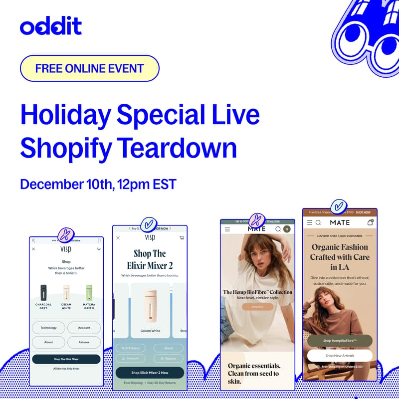 Cover Image for Holiday Special Live Shopify Teardown