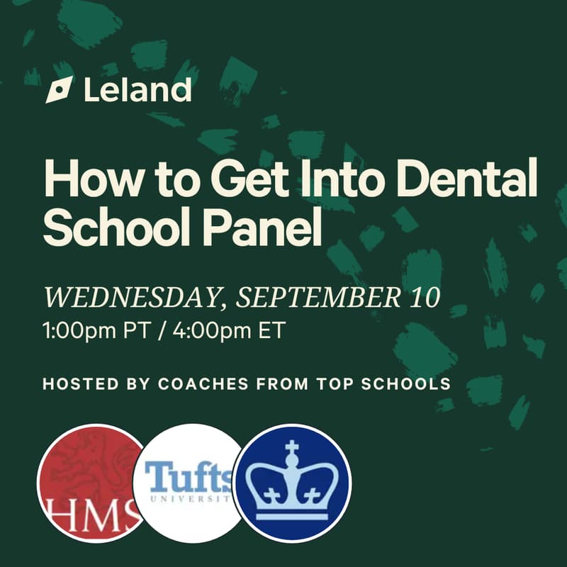 Cover Image for How to Get Into Dental School Panel