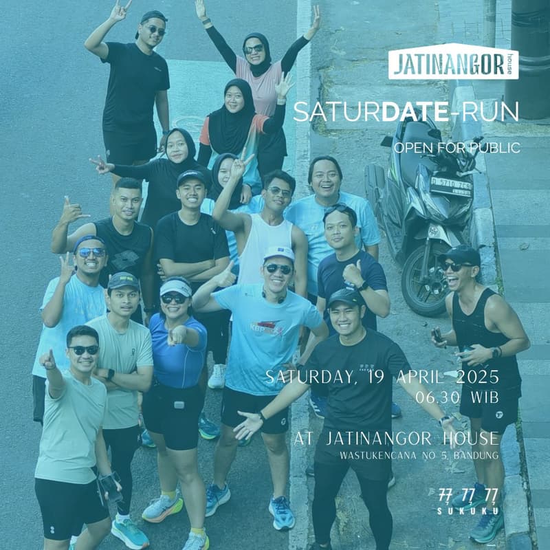 Gambar Sampul untuk SATURDATE-RUN with Jatinangor House