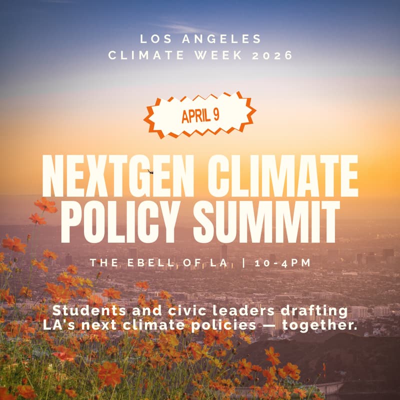 Cover Image for NextGen Climate Policy Summit