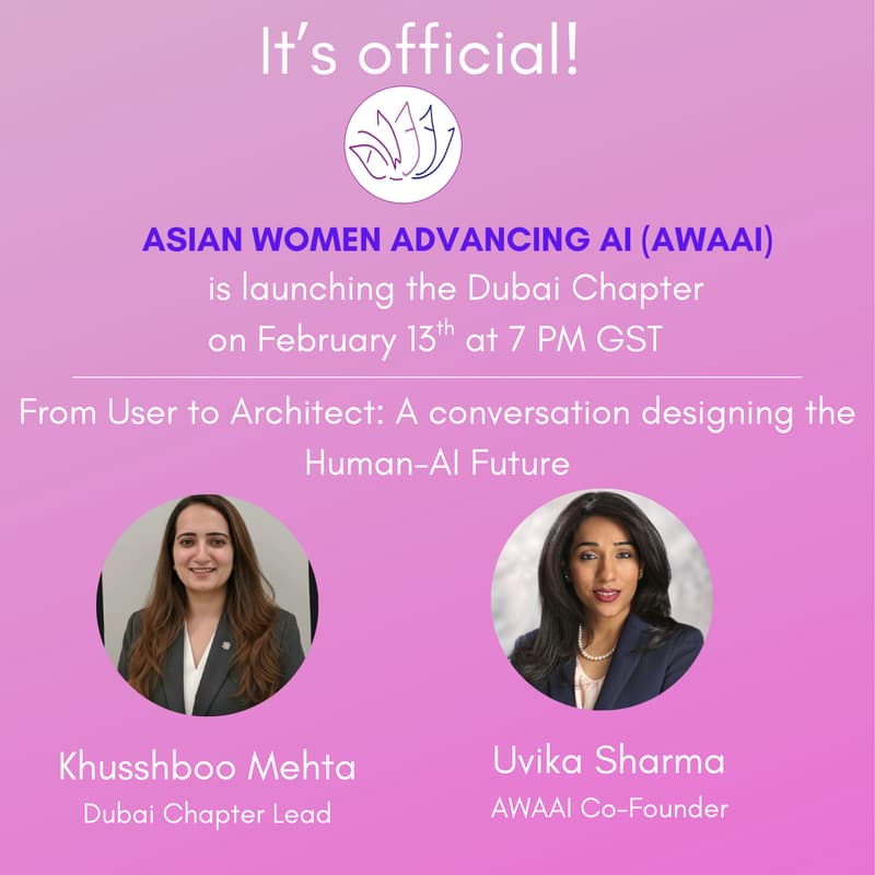 Cover Image for AWAAI Dubai Chapter Launch: From User to Architect