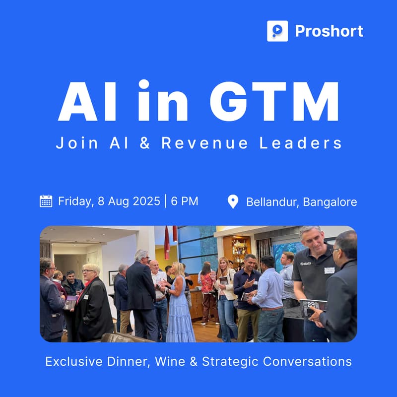 Cover Image for 🚀 Exclusive Dinner: How AI is Changing the Game for GTM Leaders