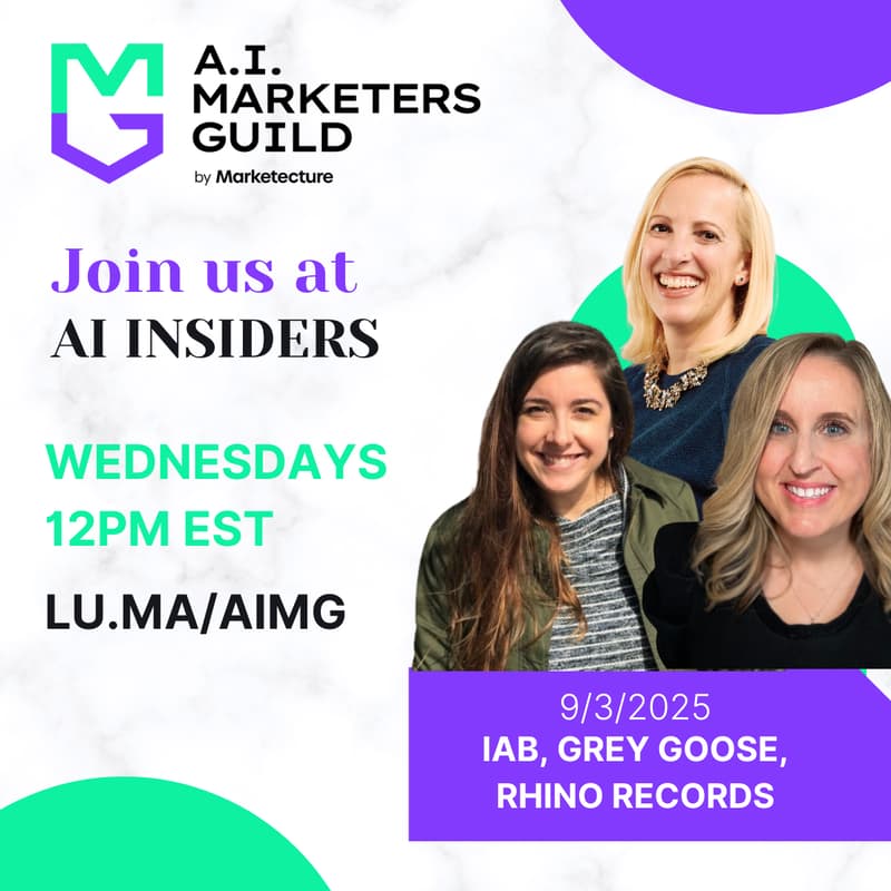 Cover Image for AI Insiders: AI x Marketing Use Cases with IAB, Grey Goose & Rhino Records