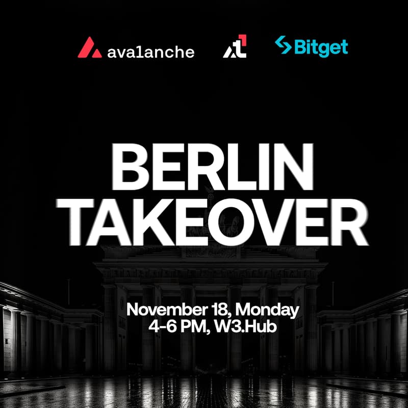 Cover Image for Team1 x Bitget Builders: Berlin Takeover @w3.hub