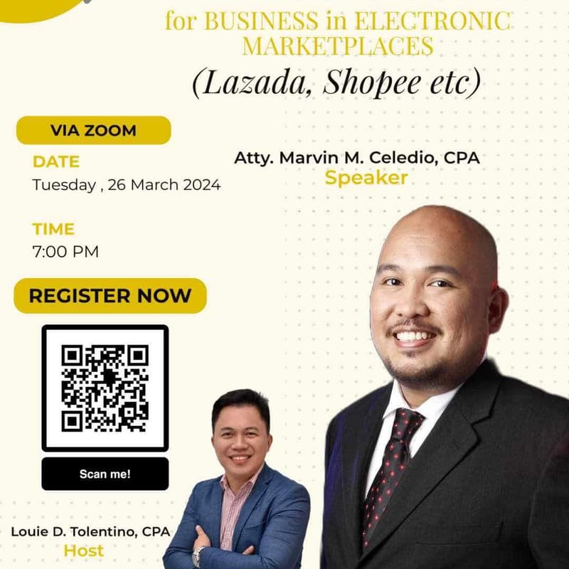 Cover Image for Free Webinar for BIR Rulings And Taxation For Online Sellers