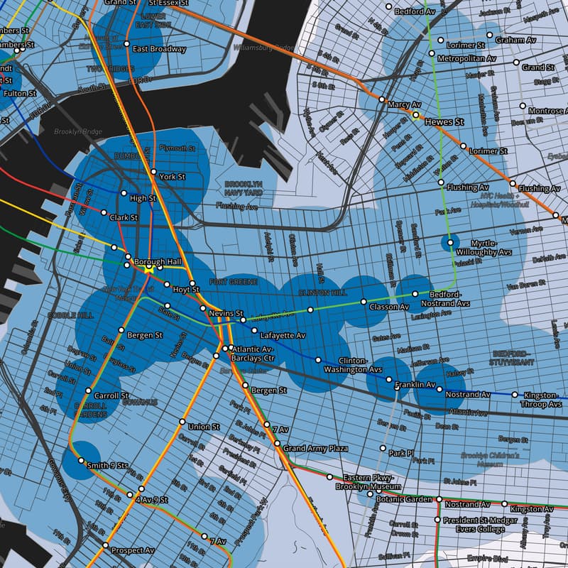 Cover Image for CUSP x Transit Techies | Chris Whong on NYC Subwaysheds