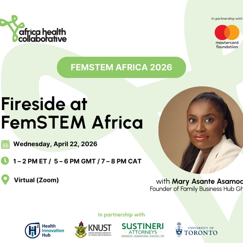 Cover Image for Fireside at FemSTEM Africa: Mary Asante-Asamoah
