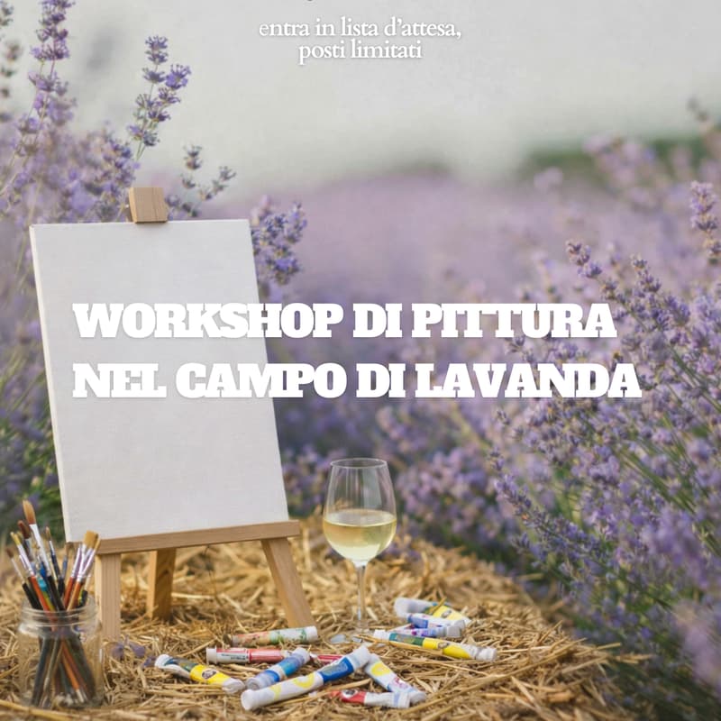 Cover Image for AperiPittura nel campo di Lavanda 18 Giugno