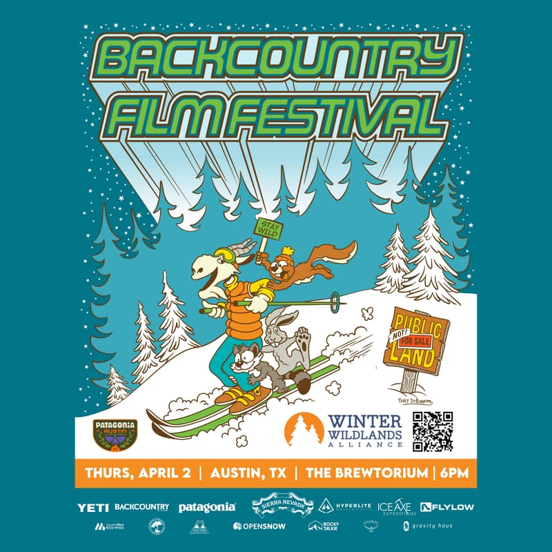 Cover Image for Backcountry Film Festival 2026 (co-hosted by Patagonia)