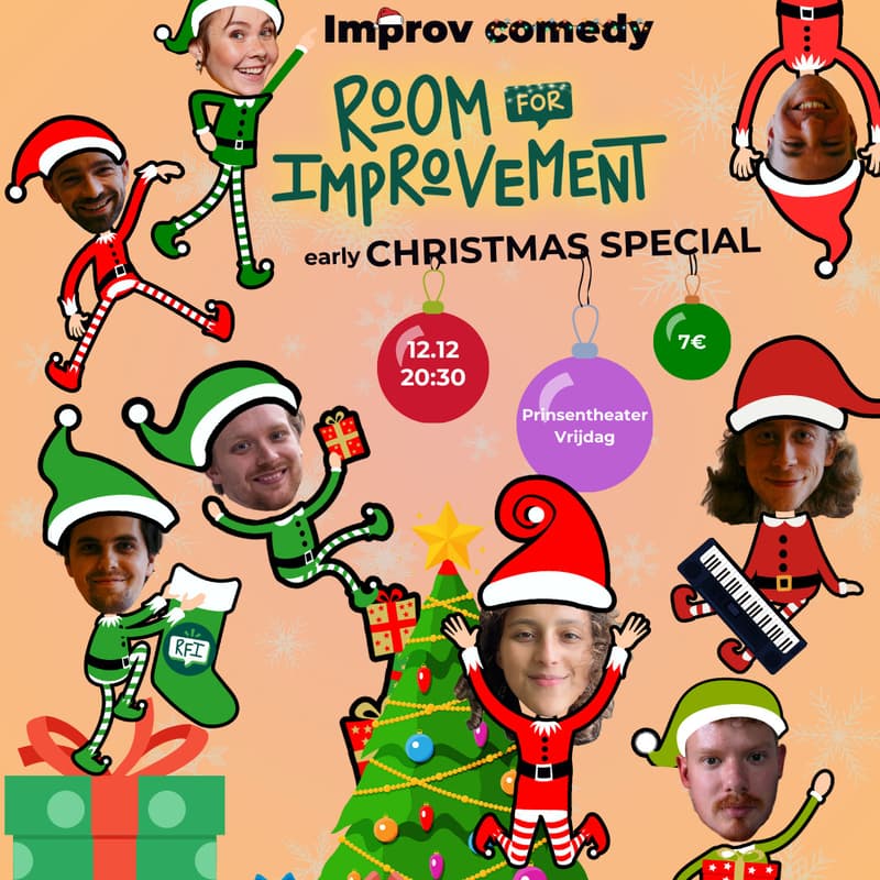 Cover Image for Room for Improvement's Christmas Special in Vrijdag!