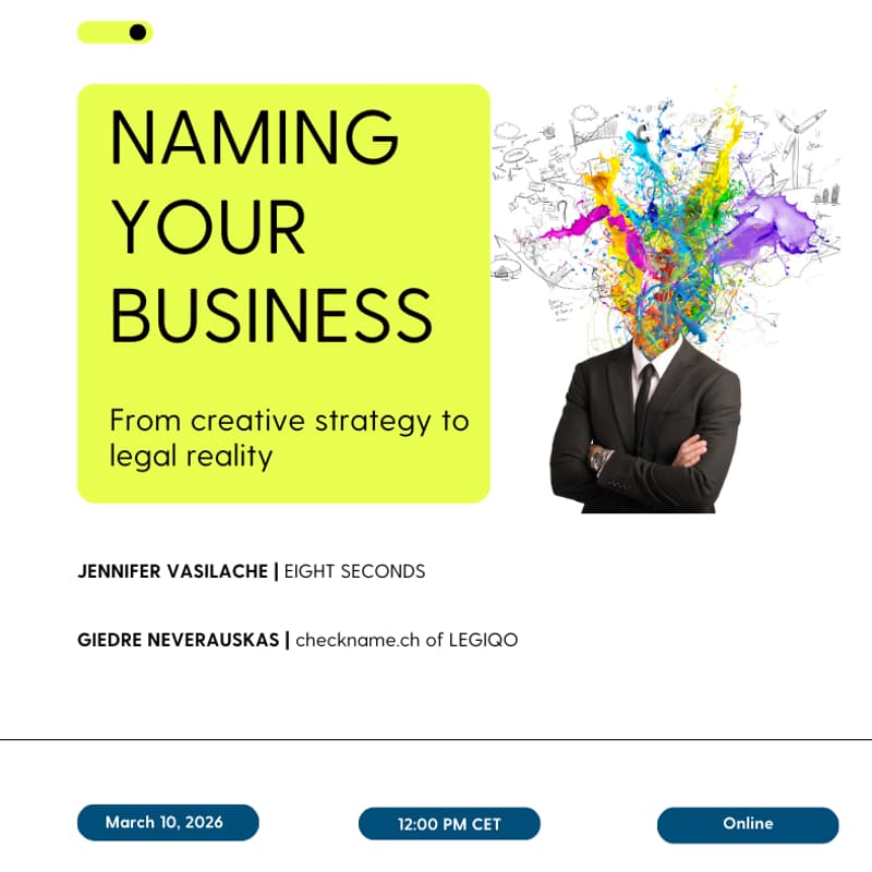 Cover Image for NAMING YOUR BUSINESS: from creative strategy to legal reality