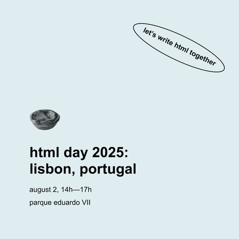Cover Image for HTML Day 2025: Lisbon