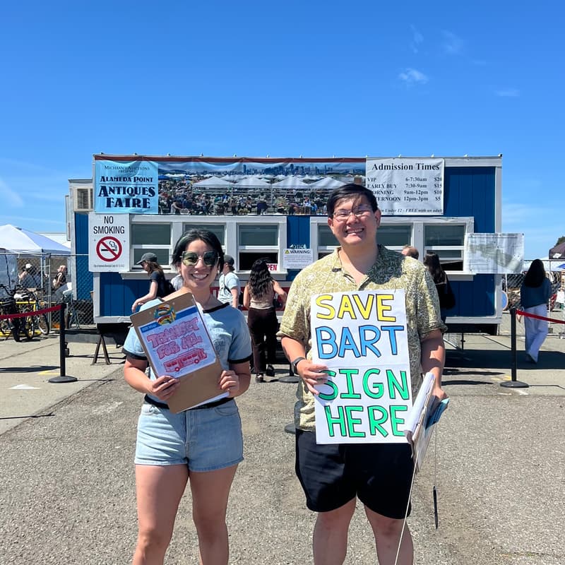Cover Image for Signature Gathering at the Alameda Point Antiques Faire