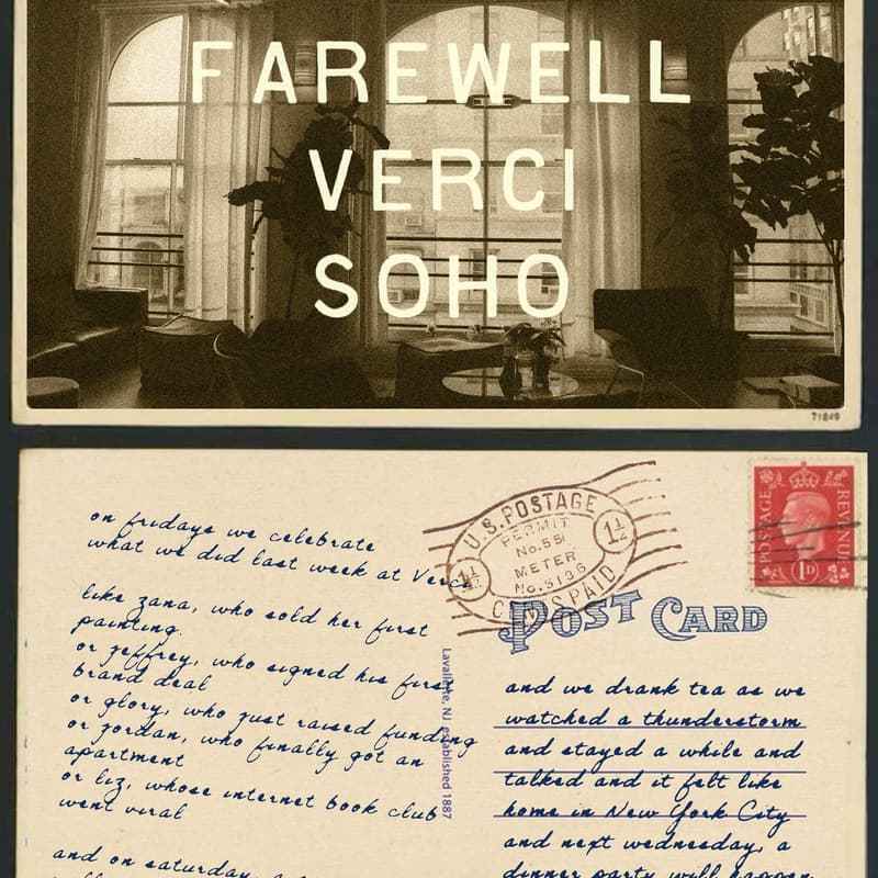 Cover Image for Verci Soho Send Off