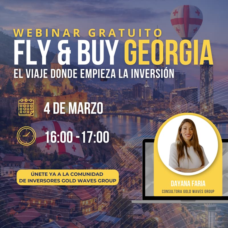 Cover Image for WEBINAR - Aterrizando en Georgia | Contexto, Mercado y Experiencia Fly & Buy