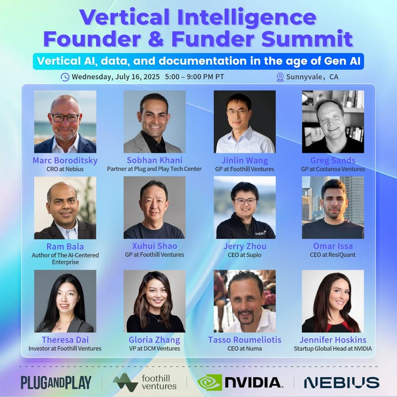 Cover Image for Vertical Intelligence: Founder & Funder Summit