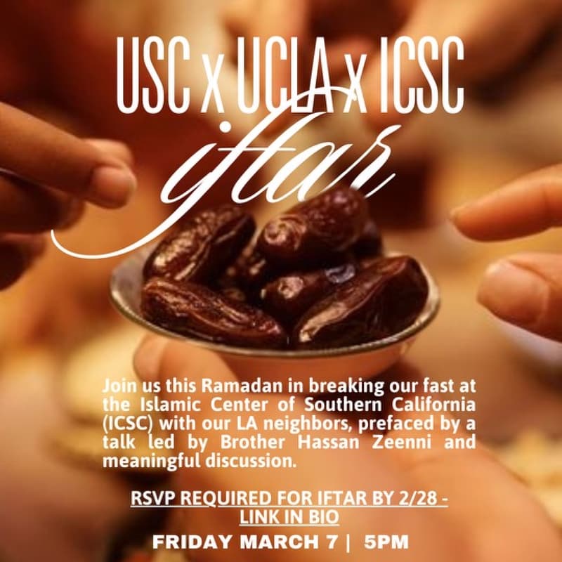 Cover Image for USC x UCLA x ICSC Iftar