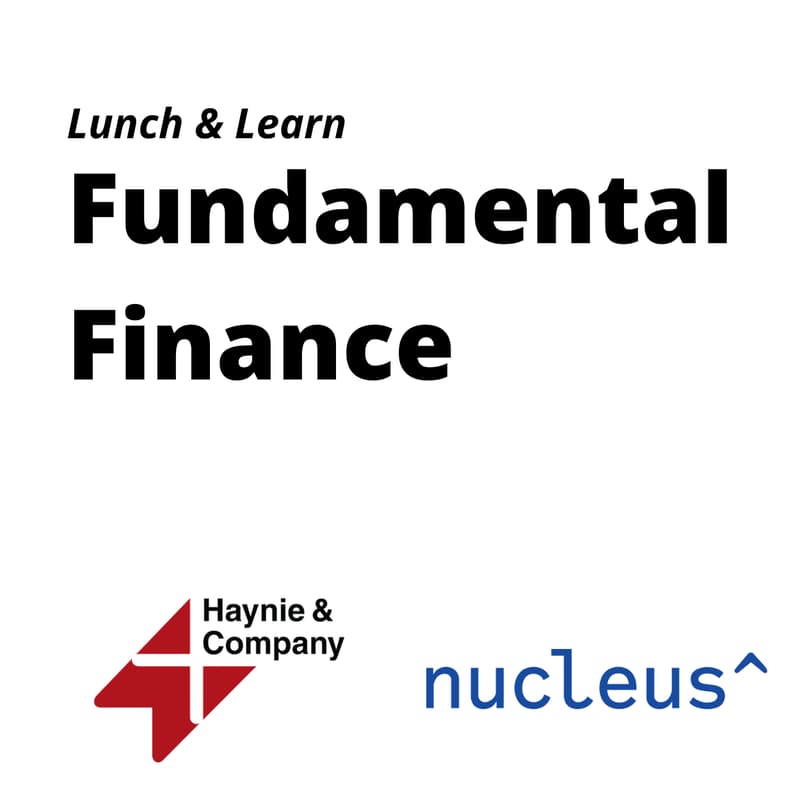 Cover Image for Lunch & Learn: Fundamental Finance
