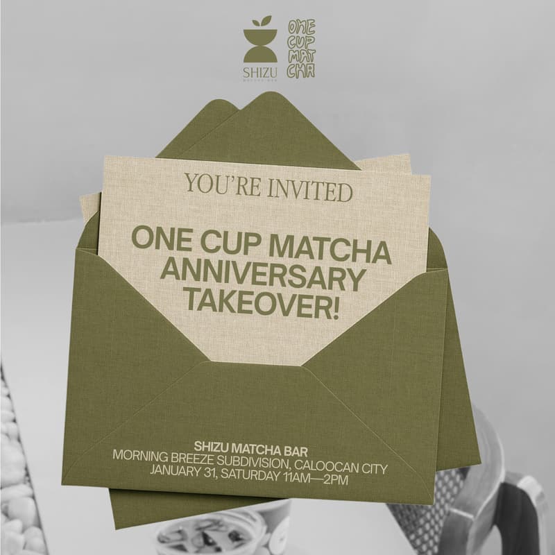Cover Image for Shizu x One Cup Matcha Anniversary Takeover