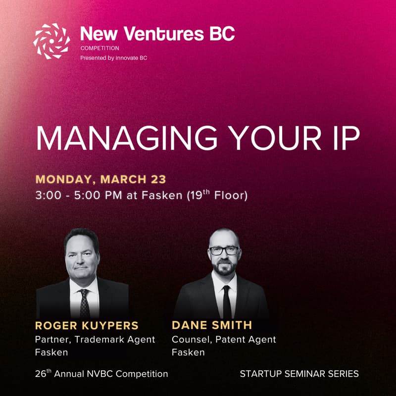 Cover Image for Startup Seminar Series: Managing Your IP