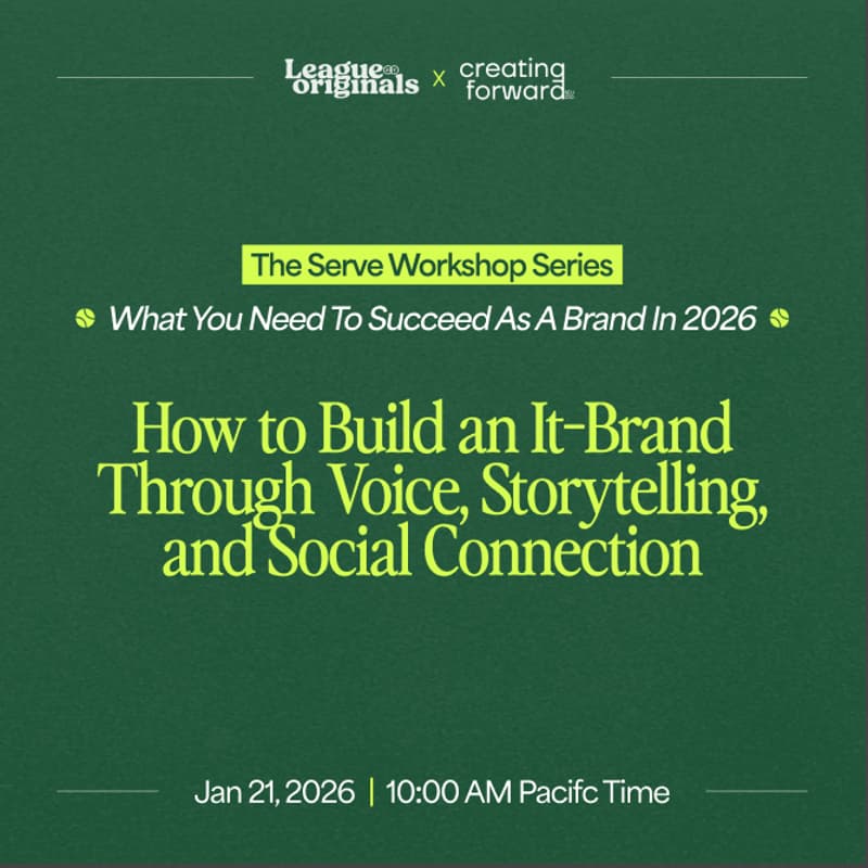 Cover Image for What You Need to Succeed in 2026: How to Build an It-Brand Through Voice, Storytelling, and Social Connection