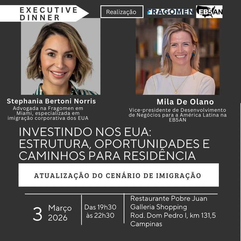 Cover Image for INVESTINDO NOS EUA    -    Atualização do cenário de imigração