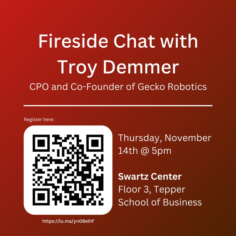 Cover Image for Fireside Chat with Troy Demmer: CPO and Co-Founder of Gecko Robotics