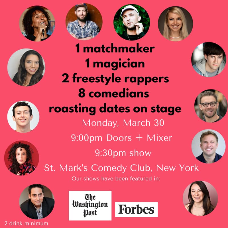 Cover Image for Flirt Tank New York: The Comedy Matchmaking Show (March 30)