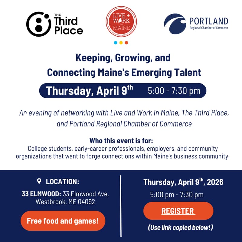 Cover Image for Keeping, Growing, and Connecting Maine's Emerging Talent