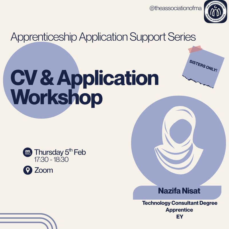 Cover Image for Sisters Apprenticeship Application Support Series: CV and Application Workshop