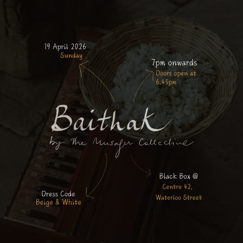 Cover Image for Baithak by The Musafir Collective | 19 April, 7PM