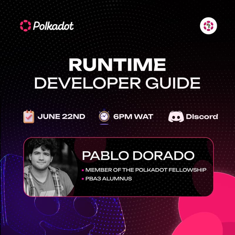 Cover Image for Polkadot Runtime Developer Guide