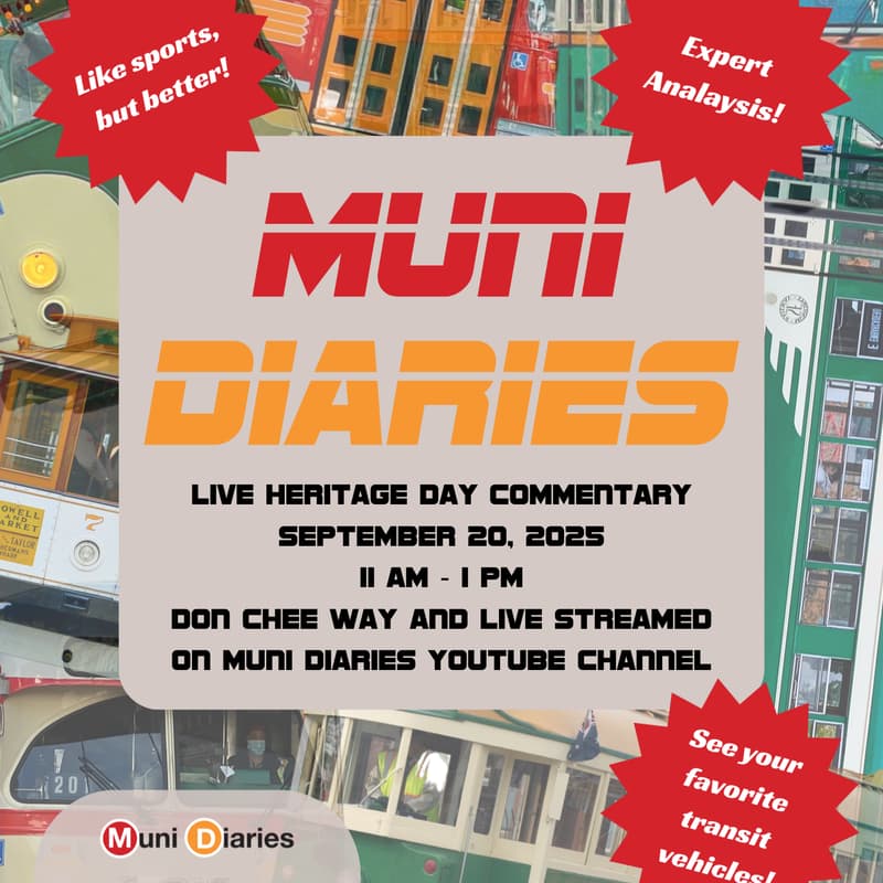 Cover Image for Muni Diaries: Live Vehicle Commentary