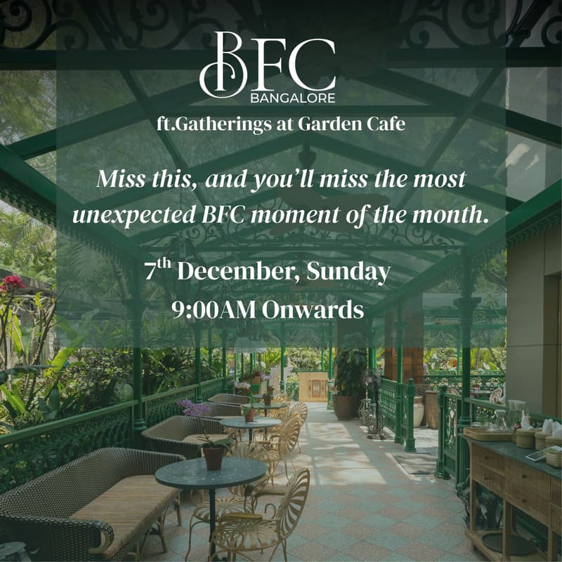 BFC Bangalore Marquee 7th Dec · Luma