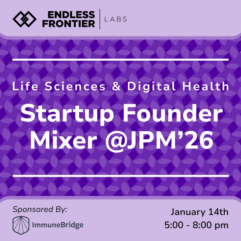 Cover Image for Life Sciences & Digital Health Startup Founder Mixer @JPM