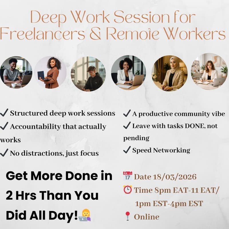 Cover Image for DEEP CO-WORKING SESSION