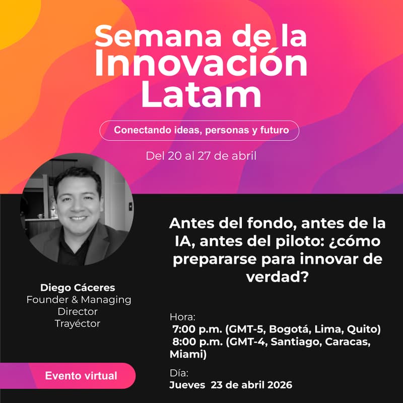Cover Image for Antes del fondo, antes de la IA, antes del piloto: ¿cómo prepararse para innovar de verdad?