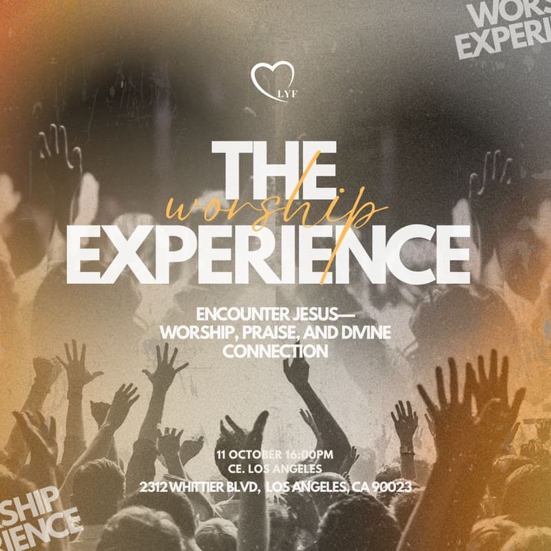 Cover Image for The Worship Experience LA – A Night of Music, Spoken Word, Mingle & Theatre